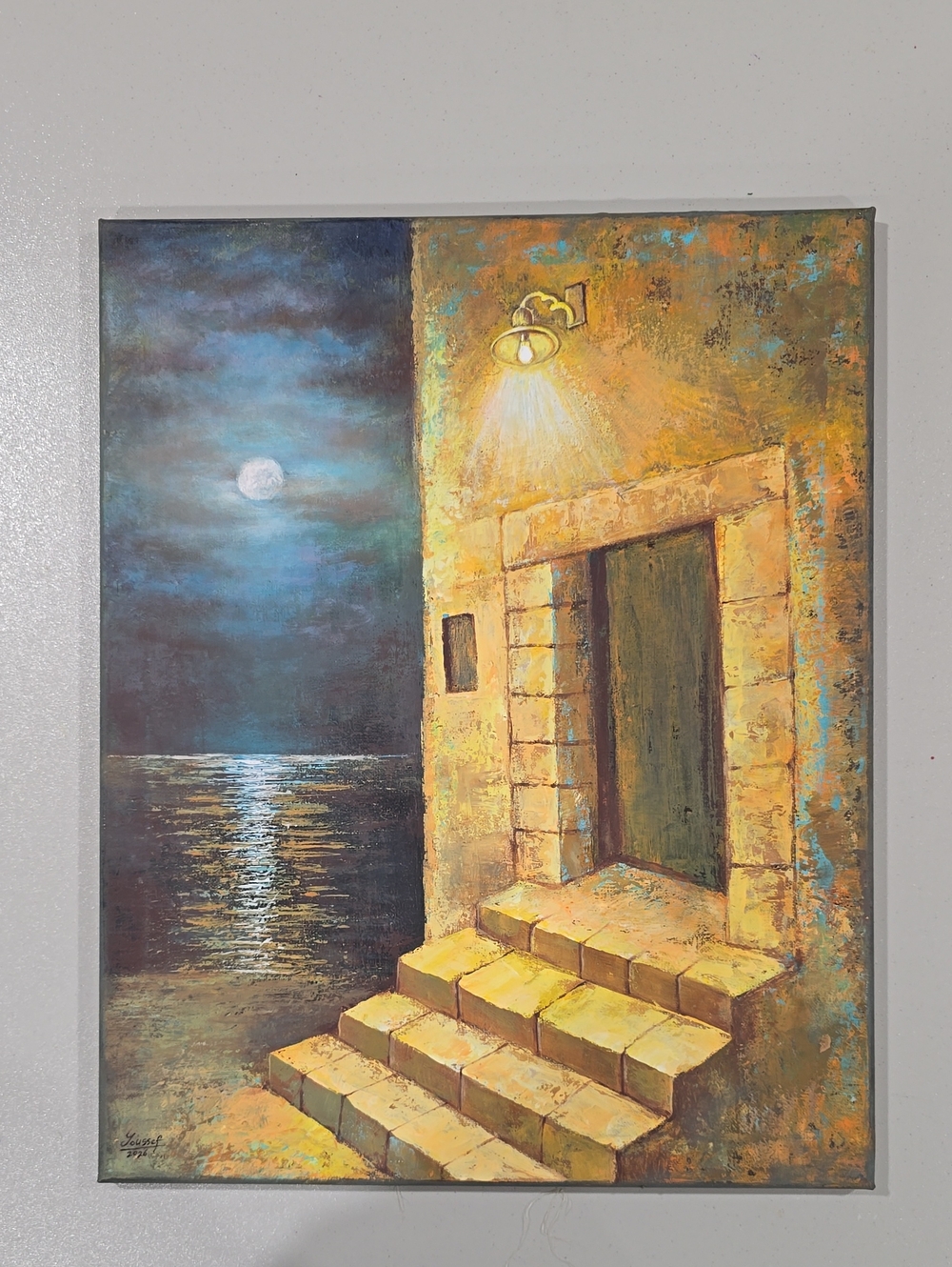 Original Acrylic On Canvas 16x20